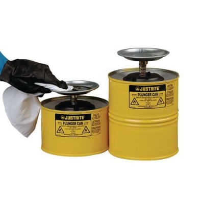 Umezitor de siguranta Justrite, galben, 2 l